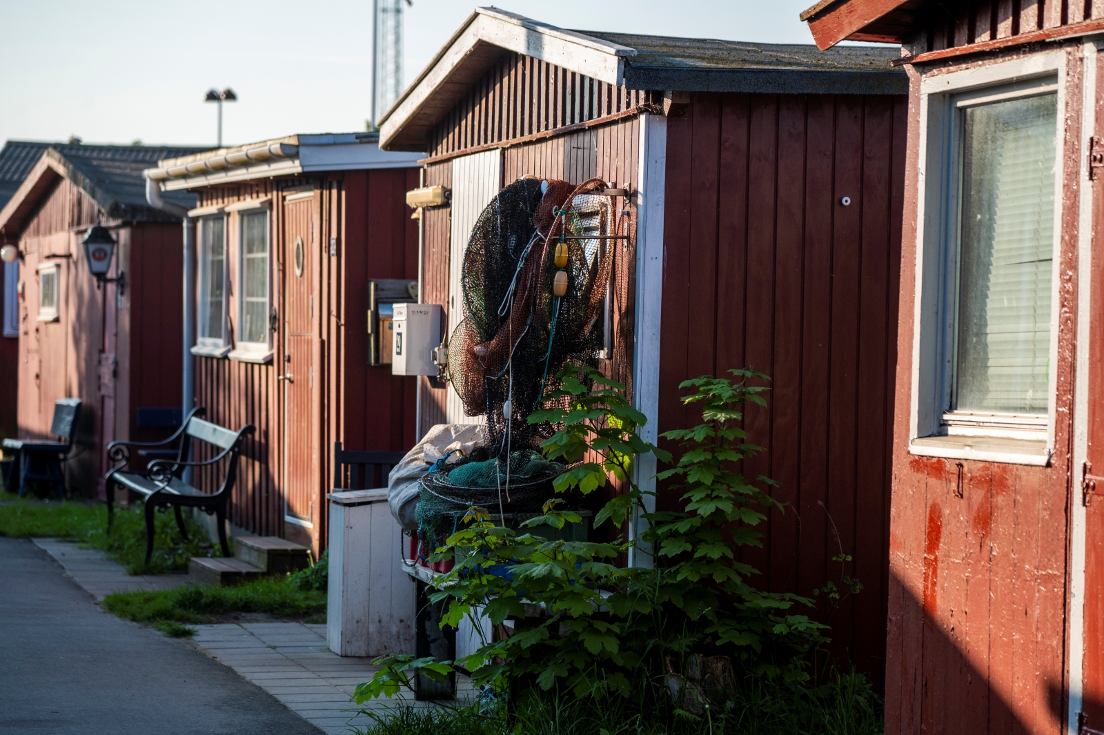 Røde hytter